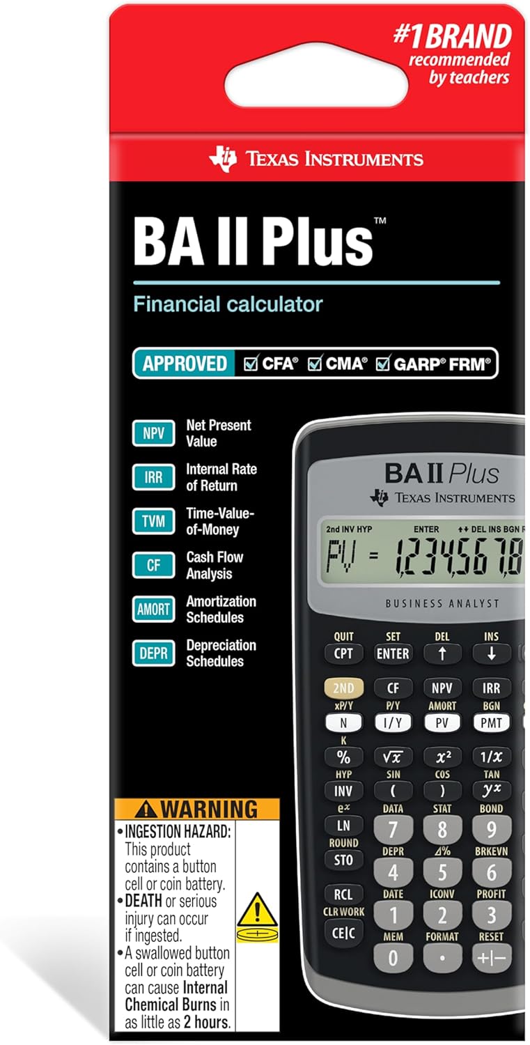 Texas Instruments BA || Plus Financial Calculator - Image 1